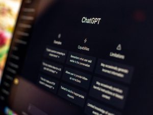 The interface of ChatGPT
