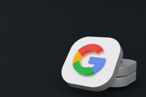 A 3D rendering of Google’s app icon